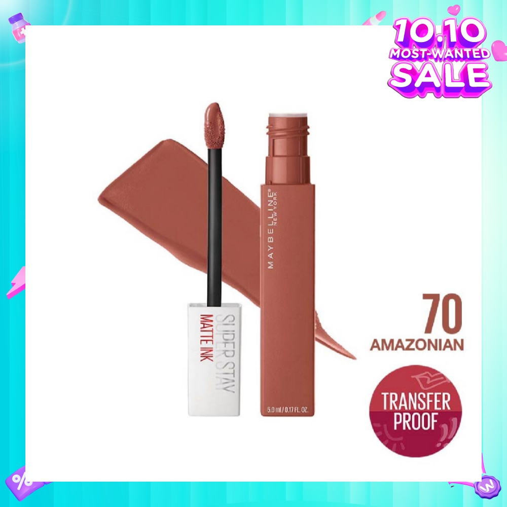 Superstay Matte Ink Long Lasting Liquid Lipstick 70 Amazonian 5ml