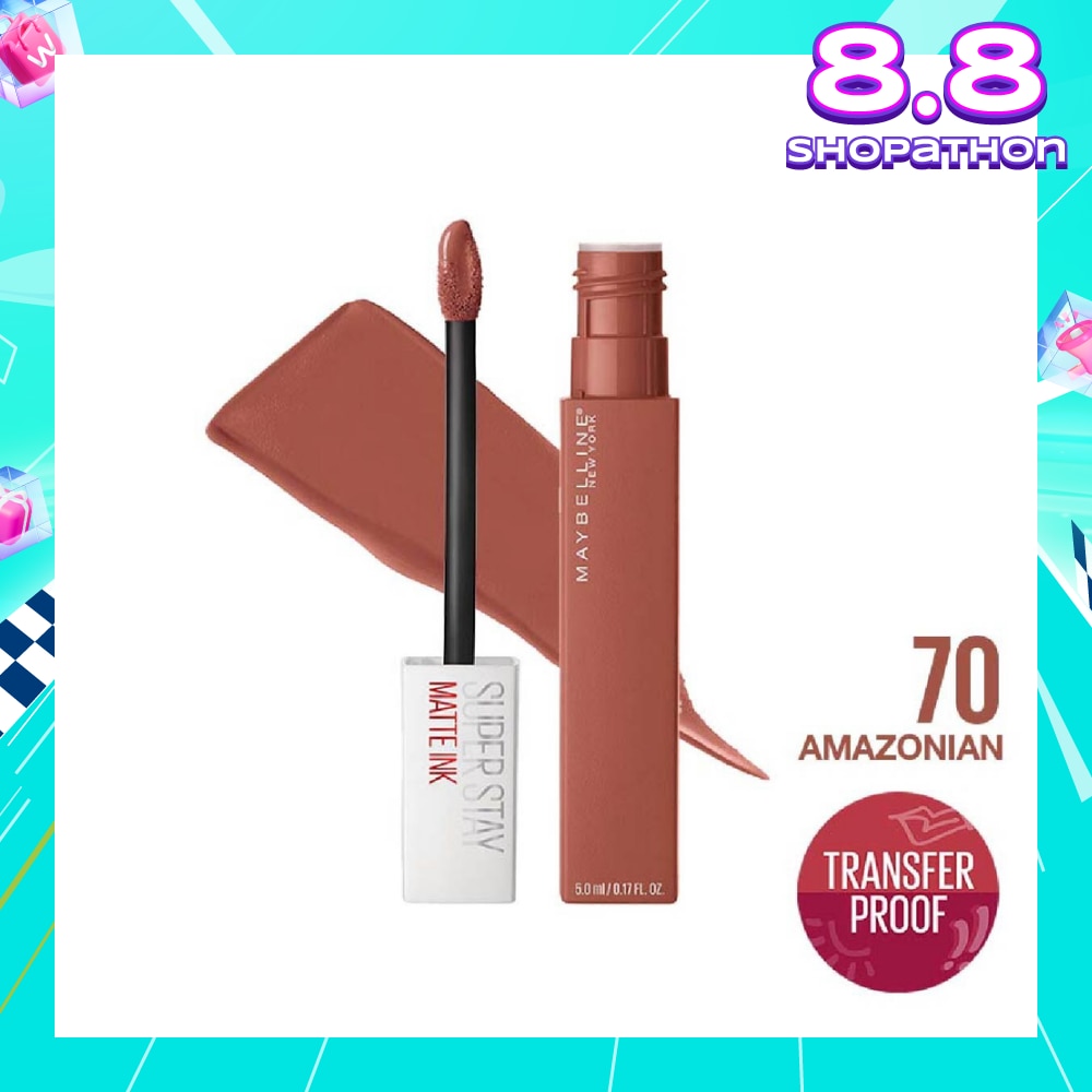 Superstay Matte Ink Long Lasting Liquid Lipstick 70 Amazonian 5ml