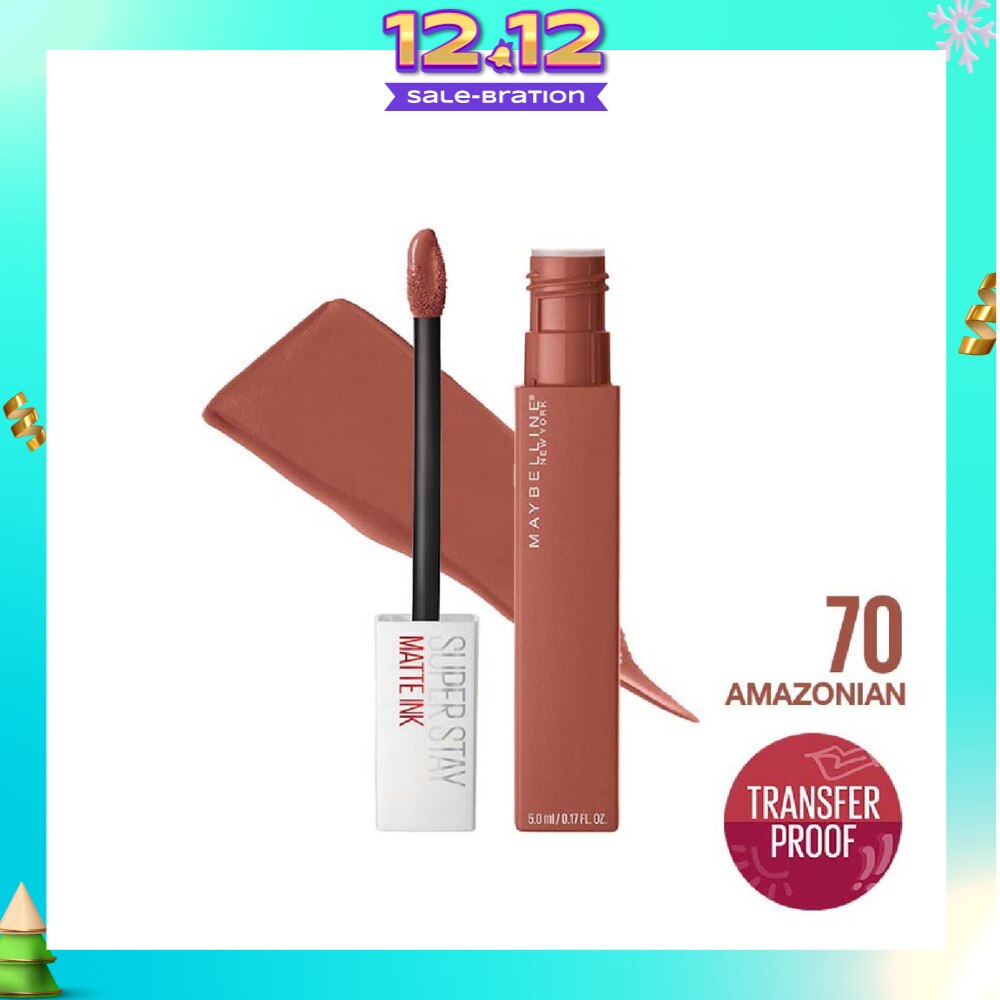 Superstay Matte Ink Long Lasting Liquid Lipstick 70 Amazonian 5ml