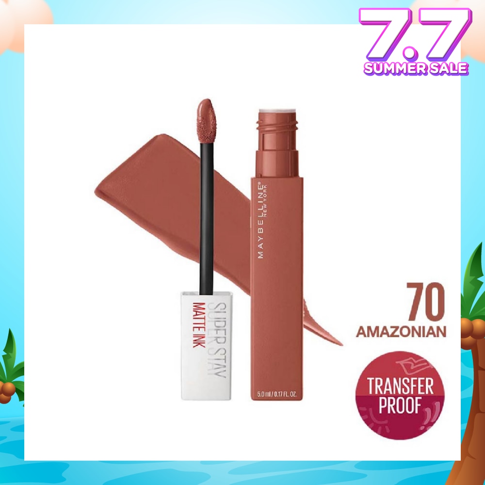 Superstay Matte Ink Long Lasting Liquid Lipstick 70 Amazonian 5ml