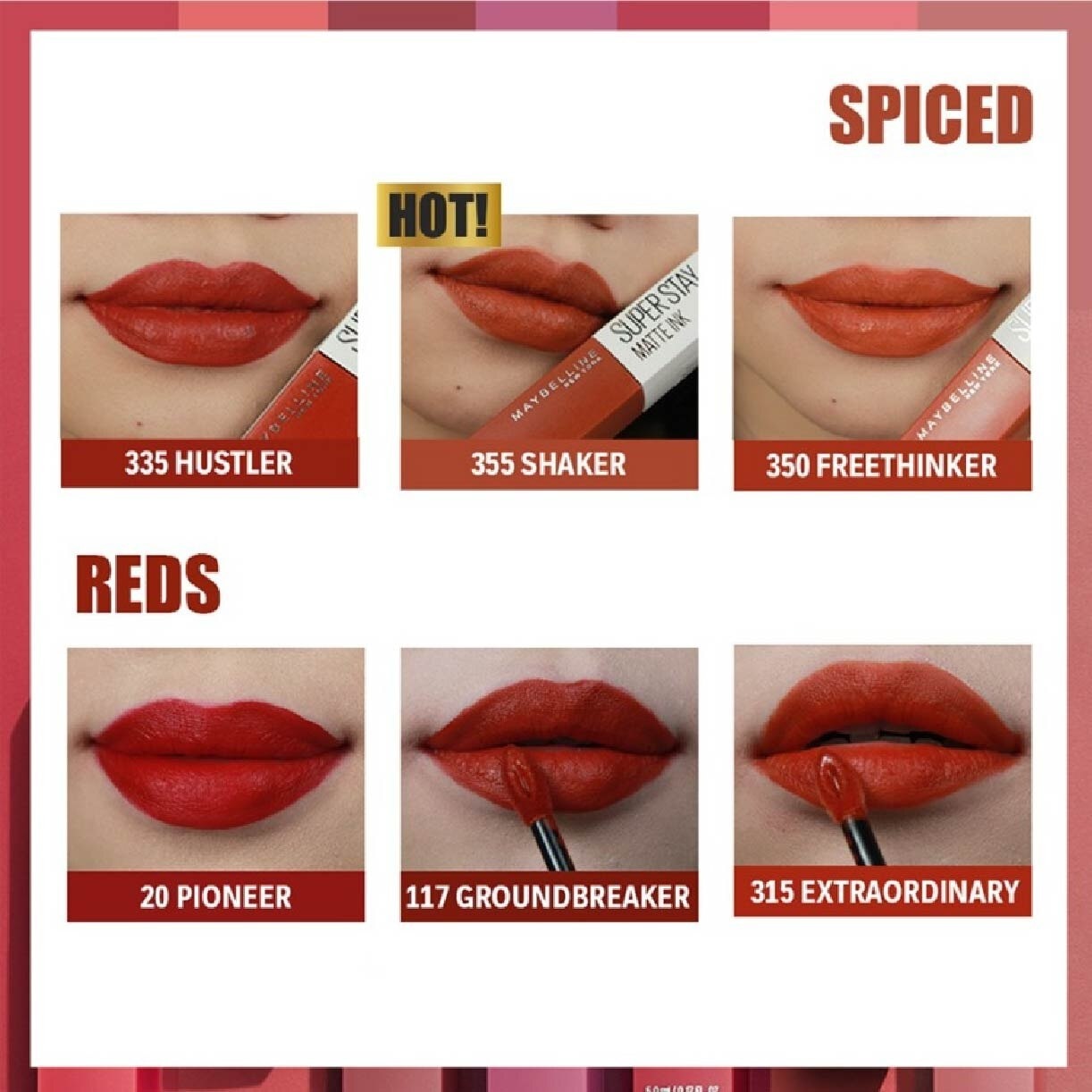 Superstay Matte Ink Long Lasting Liquid Lipstick 80 Ruler 5ml