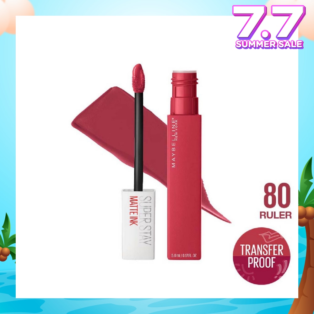 Superstay Matte Ink Long Lasting Liquid Lipstick 80 Ruler 5ml