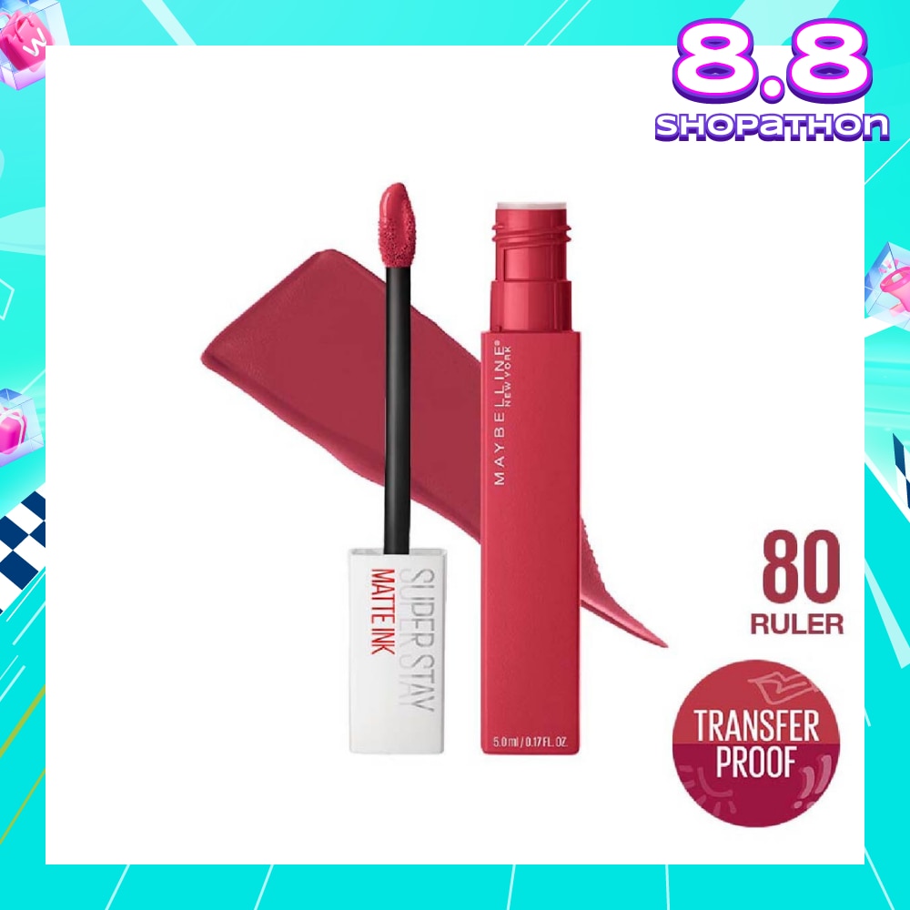 Superstay Matte Ink Long Lasting Liquid Lipstick 80 Ruler 5ml