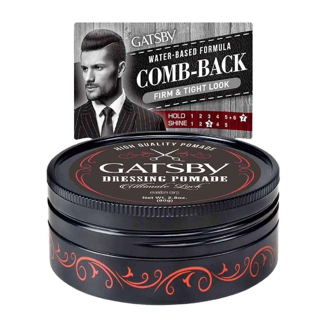 Dressing Pomade Ultimate Lock Hair Styling Wax 80g