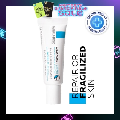 LA ROCHE-POSAY Cicaplast Lips (Repairing Lip Balm with Panthenol for Dry, Cracked or Chapped Lips) 7.5ml