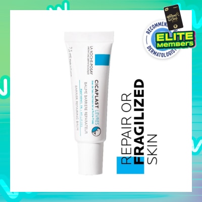 LA ROCHE-POSAY Cicaplast Lips (Repairing Lip Balm with Panthenol for Dry, Cracked or Chapped Lips) 7.5ml
