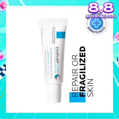 LA ROCHE-POSAY Cicaplast Lips (Repairing Lip Balm with Panthenol for Dry, Cracked or Chapped Lips) 7.5ml