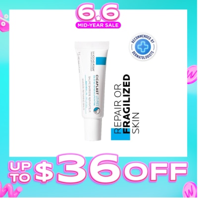 LA ROCHE-POSAY - Cicaplast Lips (Repairing Lip Balm with Panthenol for Dry, Cracked or Chapped Lips) 7.5ml