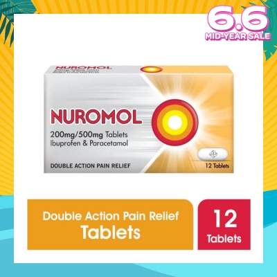 NUROFEN Nuromol Double Action Pain Relief Tablet 12s