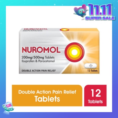 NUROFEN Double Action Pain Relief Tablet 12s (Expiry: Jan'2026)