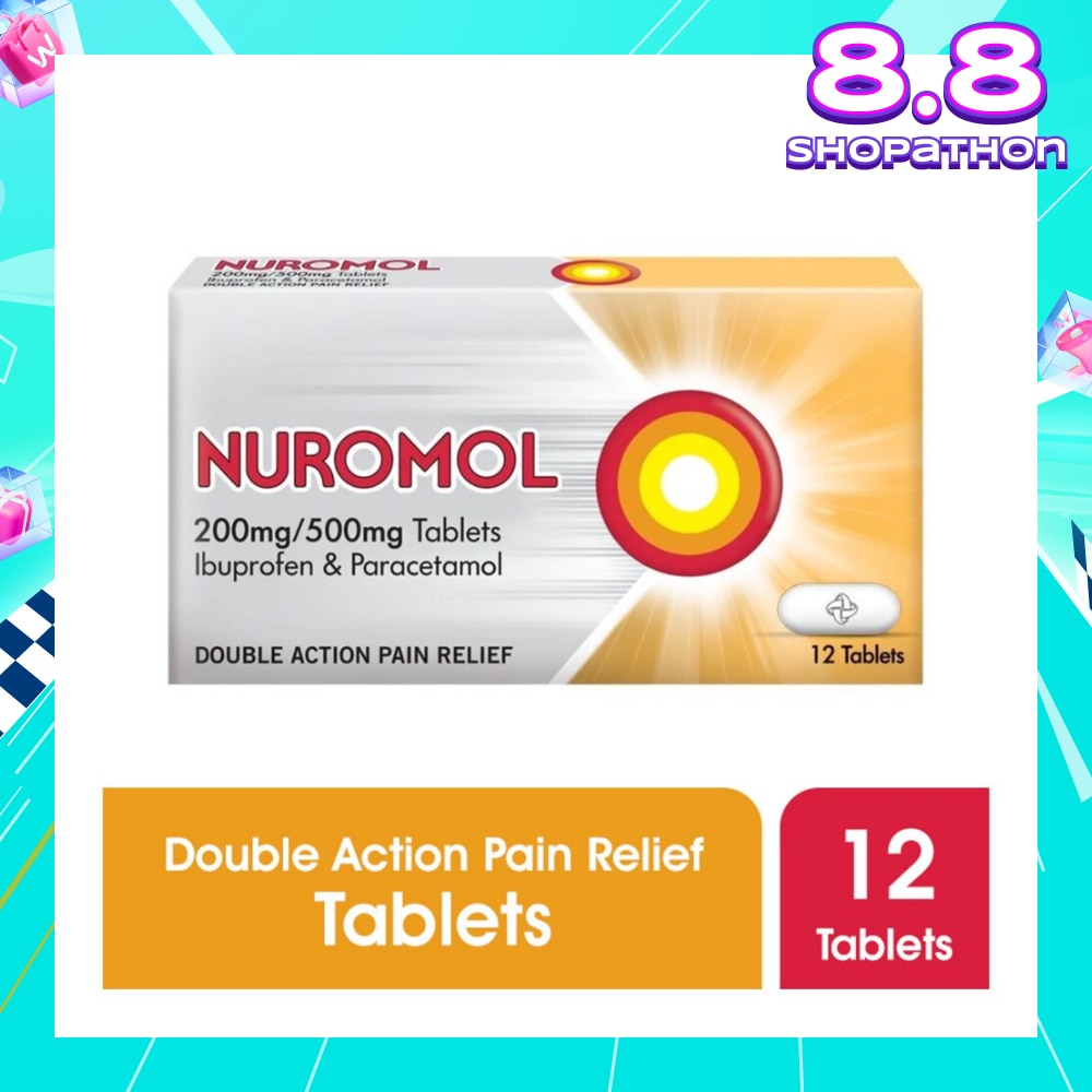 Nuromol Double Action Pain Relief Tablet 12s
