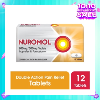 NUROFEN Double Action Pain Relief Tablet 12s (Expiry: Jan'2026)