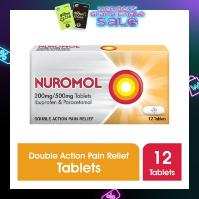 NUROFEN Double Action Pain Relief Tablet 12s (Expiry: Jan'2026)