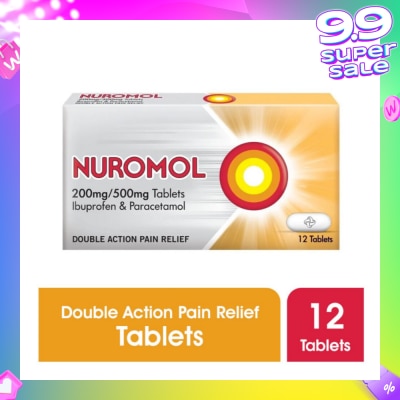 NUROFEN Double Action Pain Relief Tablet 12s (Expiry: Jan'2026)
