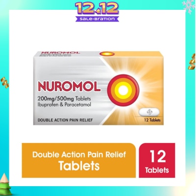 NUROFEN Double Action Pain Relief Tablet 12s (Expiry: Jan'2026)