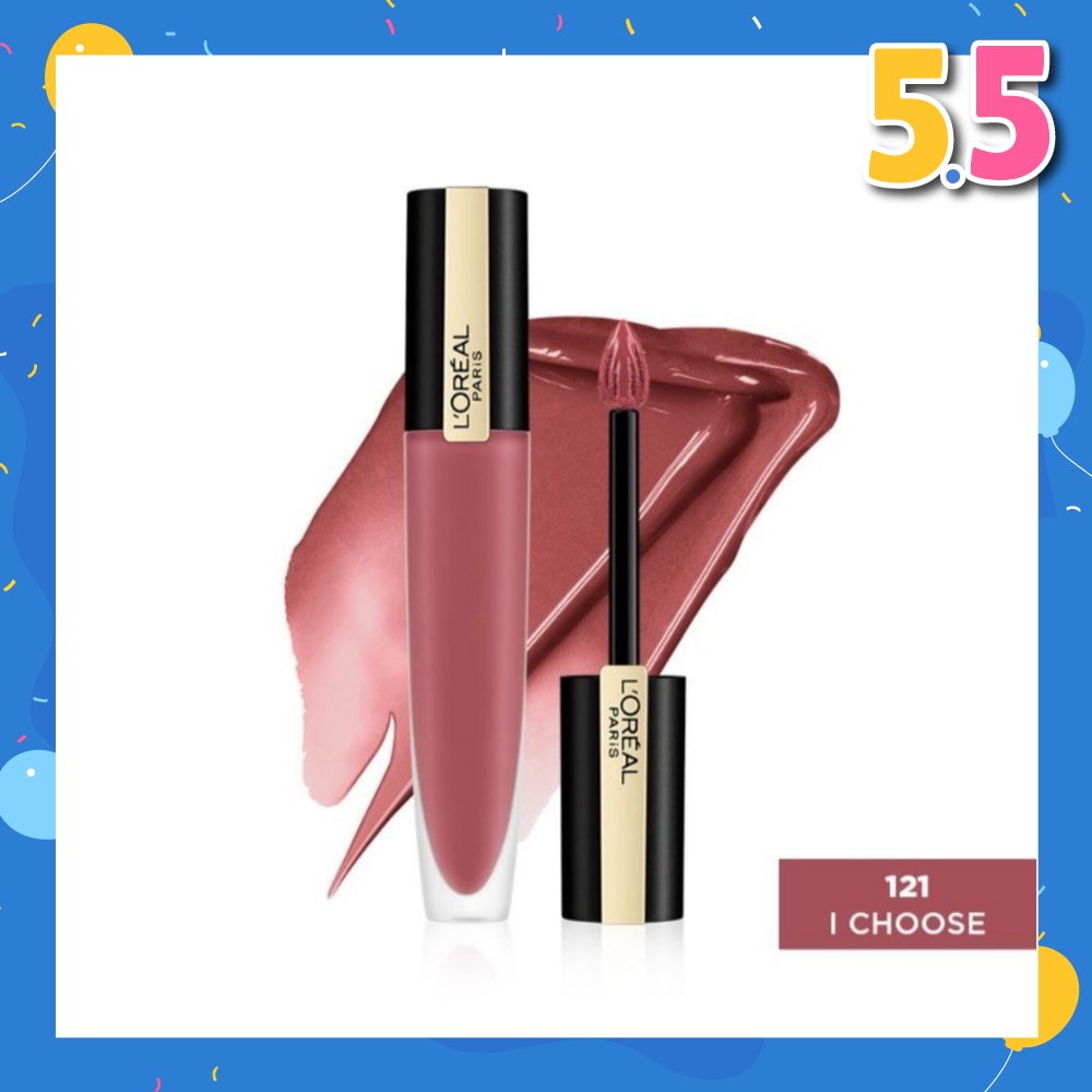 Rouge Signature Matte Lip Colour Liquid Lipstick 121 I Choose 7ml