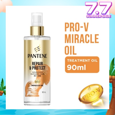 PANTENE Pro-V Miracle Repair & Protect Hair Treatment Oil (To Nourishes Damaged Hair) 90ml