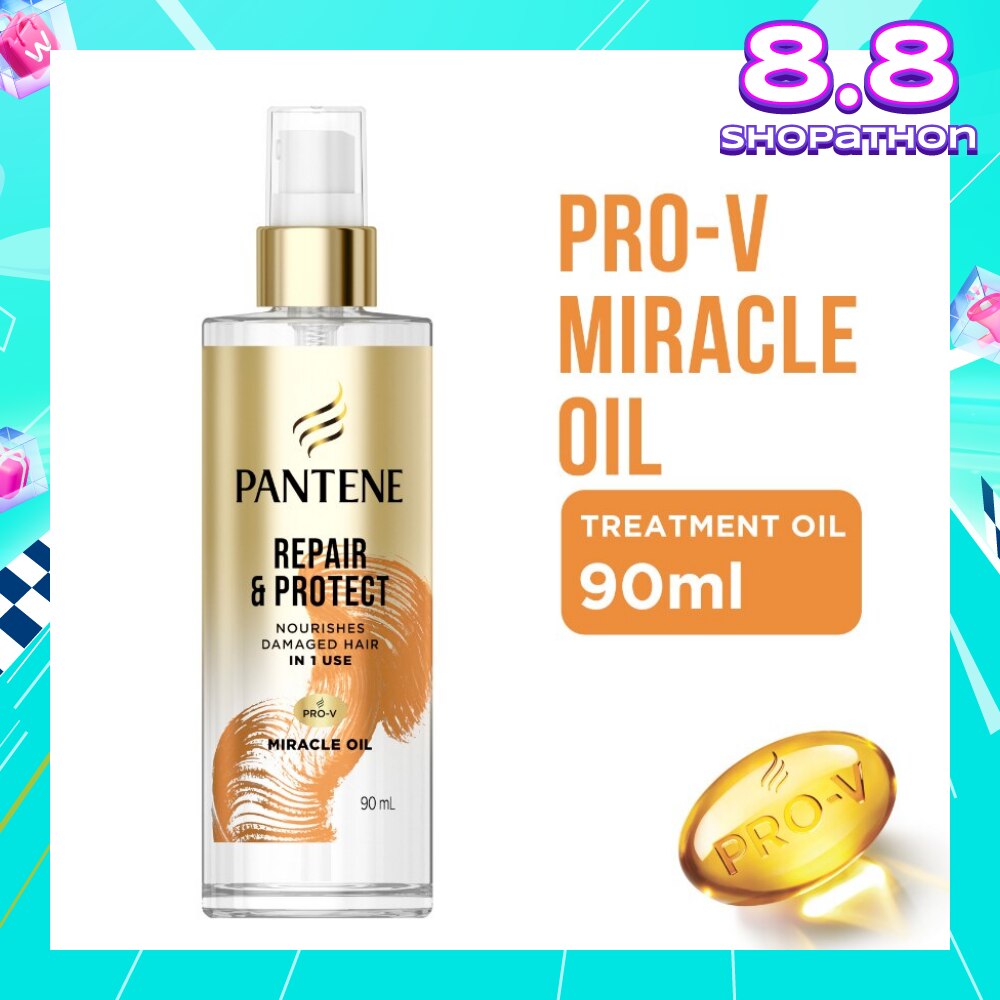 Pro-V Miracle Repair & Protect Hair Treatment Oil (To Nourishes Damaged Hair) 90ml