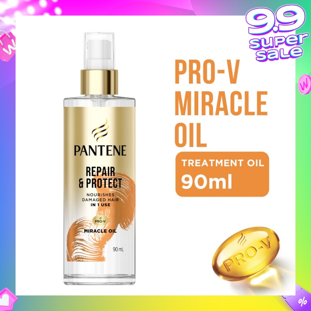 Pro-V Miracle Repair & Protect Hair Treatment Oil (To Nourishes Damaged Hair) 90ml