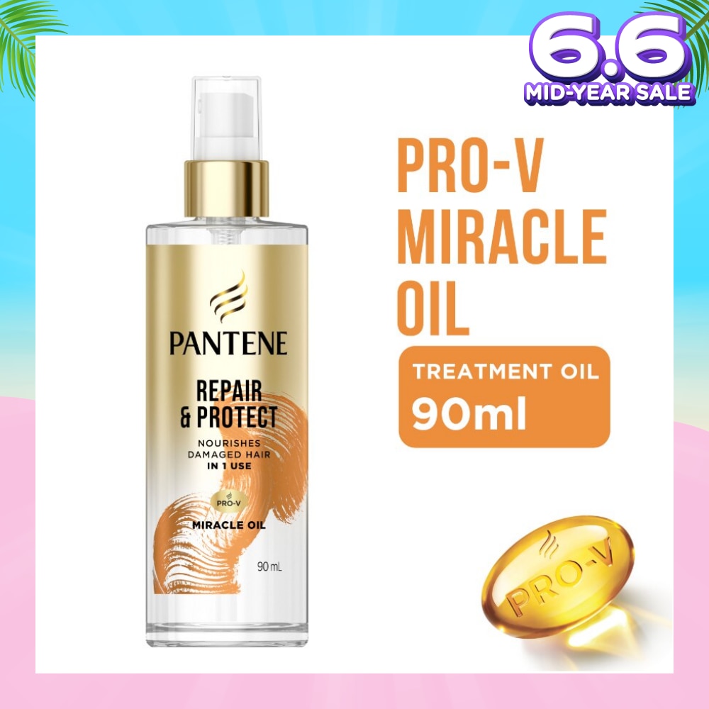 Pro-V Miracle Repair & Protect Hair Treatment Oil (To Nourishes Damaged Hair) 90ml