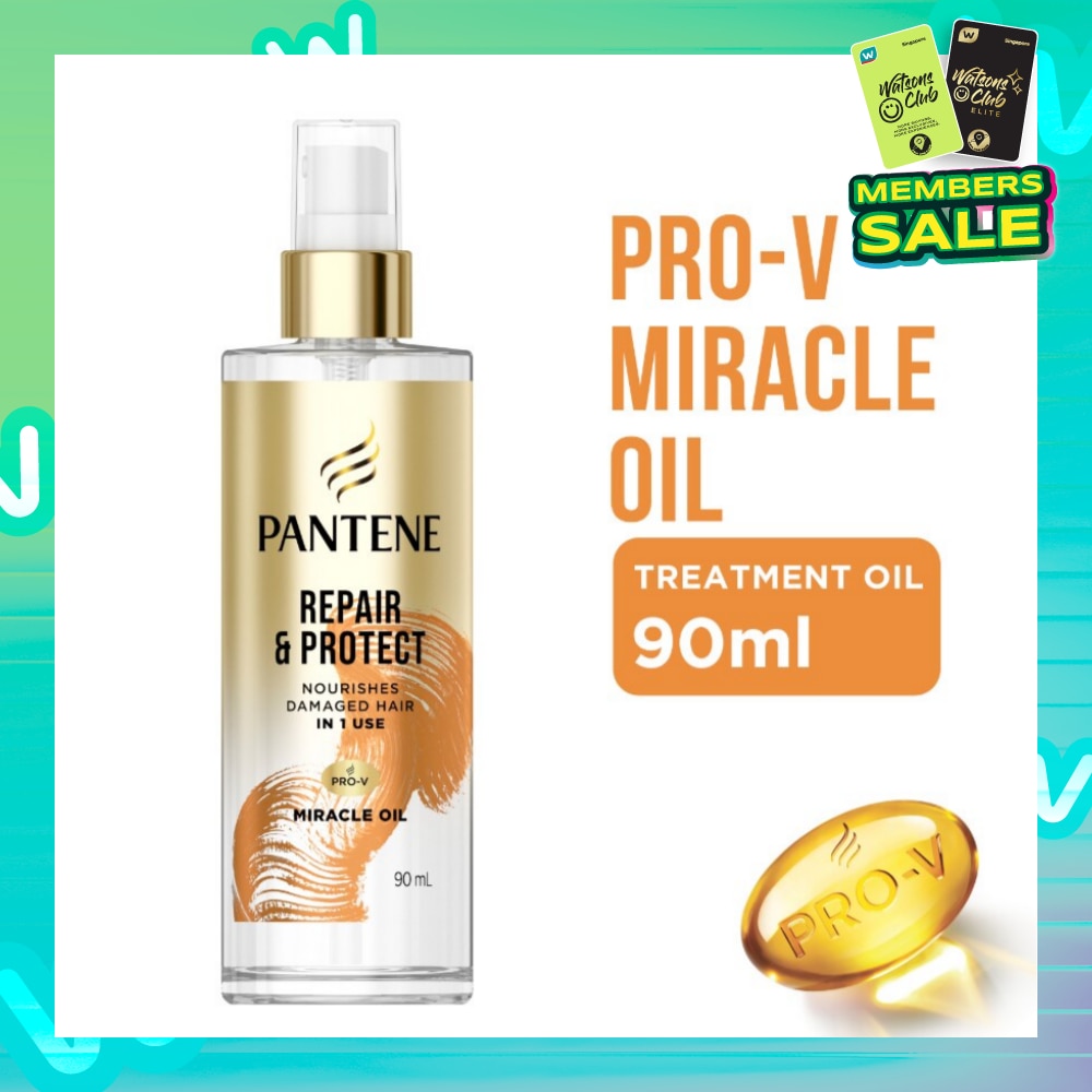 Pro-V Miracle Repair & Protect Hair Treatment Oil (To Nourishes Damaged Hair) 90ml