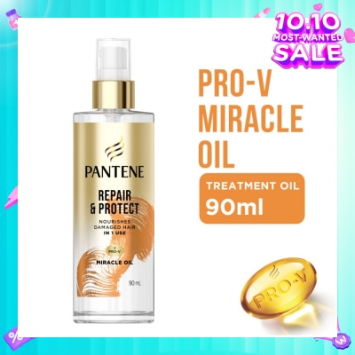 PANTENE Pro-V Miracle Repair & Protect Hair Treatment Oil (To Nourishes Damaged Hair) 90ml