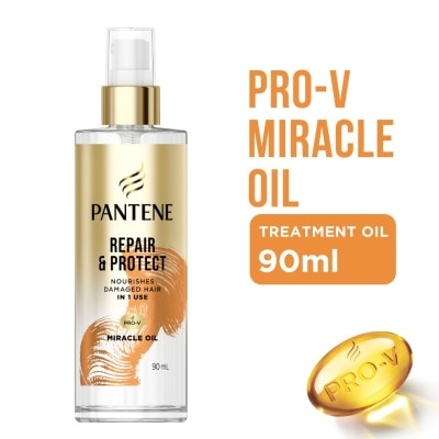 PANTENE Pro-V Miracle Repair & Protect Hair Treatment Oil (To Nourishes Damaged Hair) 90ml