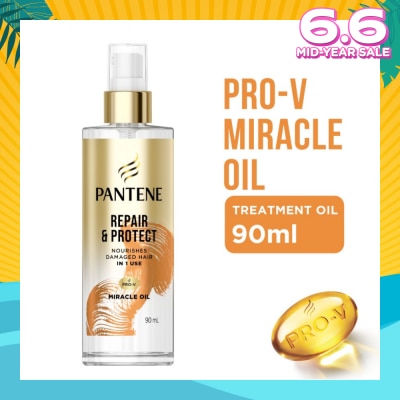 PANTENE Pro-V Miracle Repair & Protect Hair Treatment Oil (To Nourishes Damaged Hair) 90ml