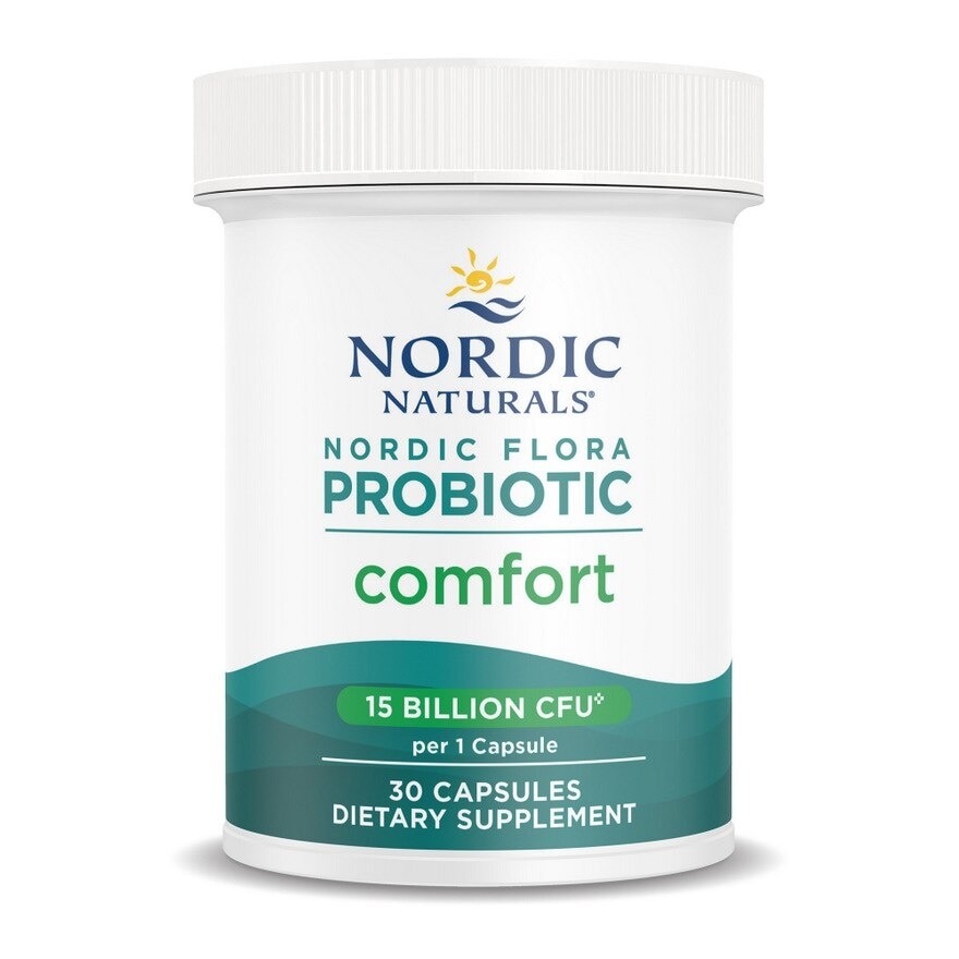 Nordic Flora Probiotic Comfort Vegan Capsule Dairy Free (For Support Regularly & Alleviate Bloating) 30s