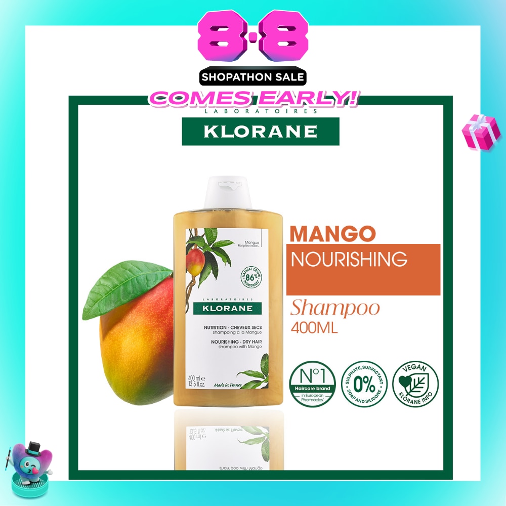 Nourishing - Dry Hair Mango Shampoo (To Invigourates, Cleanses & Protects, For Dry Hair) 400ml