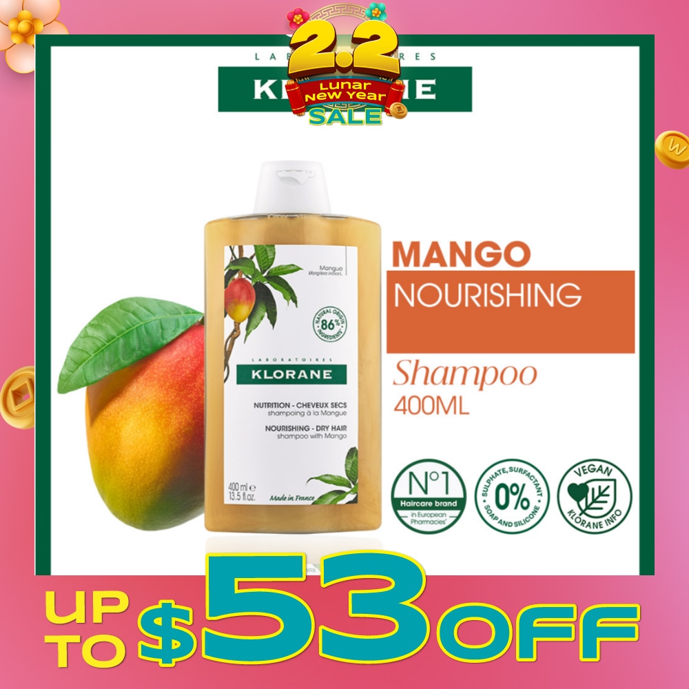 Nourishing - Dry Hair Mango Shampoo (To Invigourates, Cleanses & Protects, For Dry Hair) 400ml