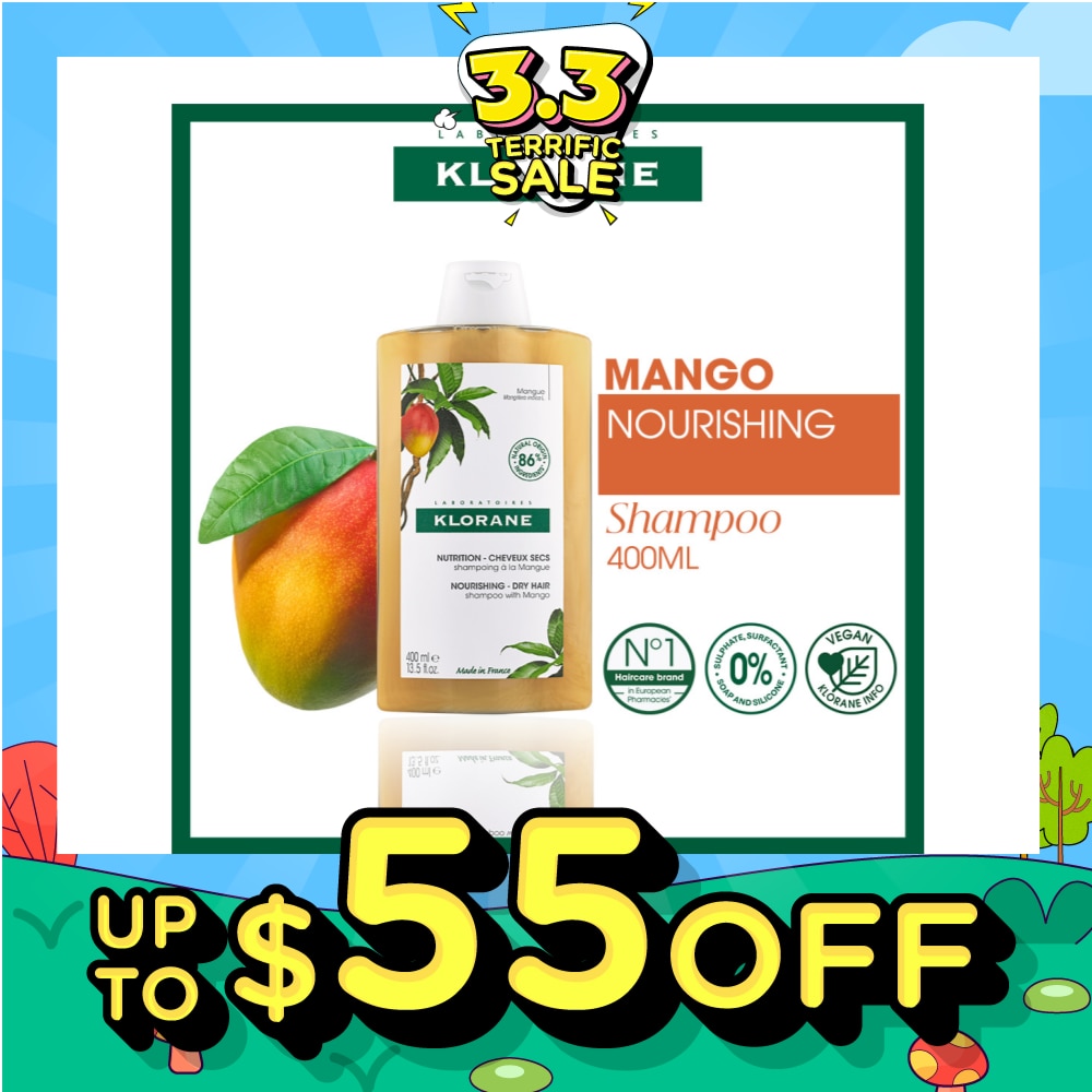 Nourishing - Dry Hair Mango Shampoo (To Invigourates, Cleanses & Protects, For Dry Hair) 400ml