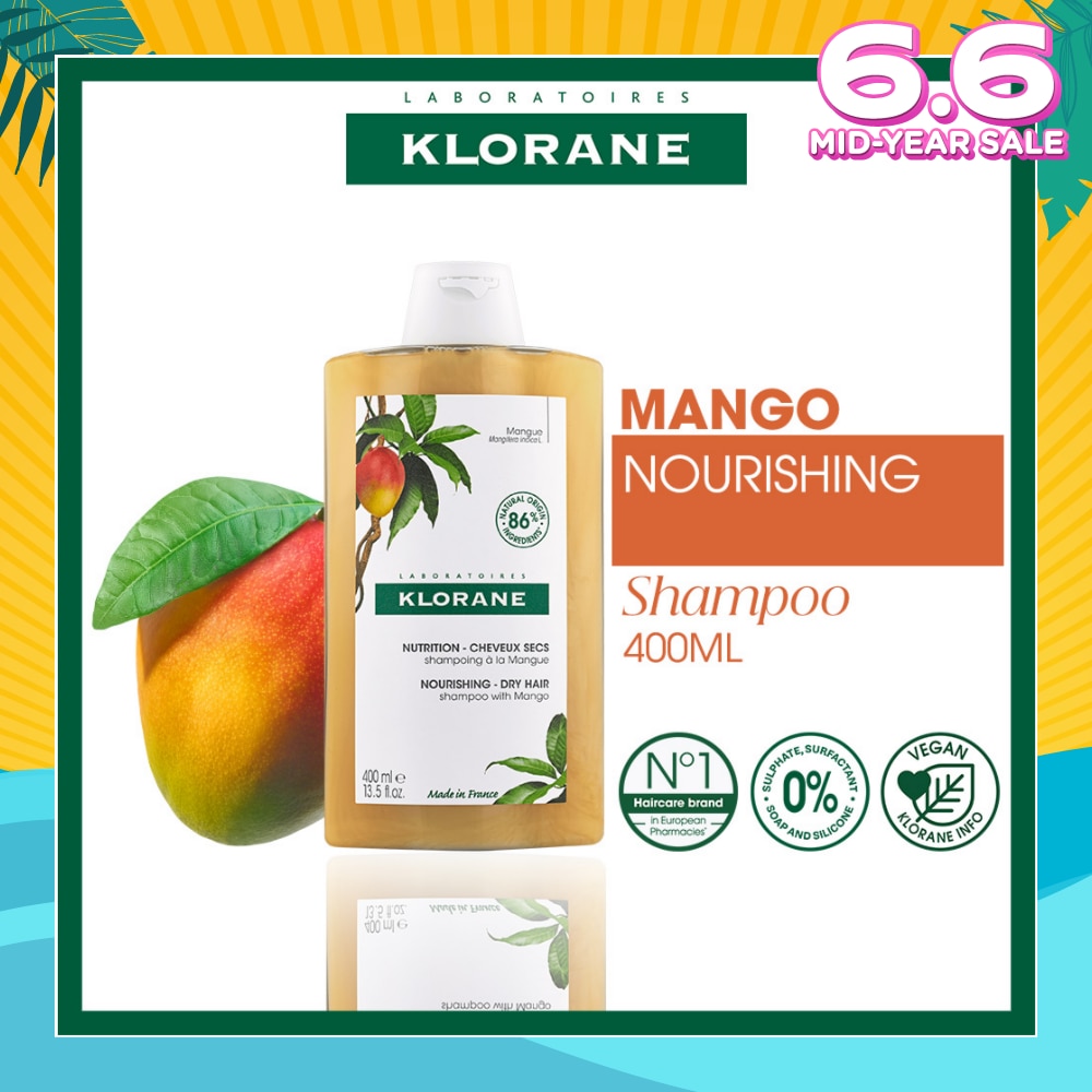 Nourishing - Dry Hair Mango Shampoo (To Invigourates, Cleanses & Protects, For Dry Hair) 400ml