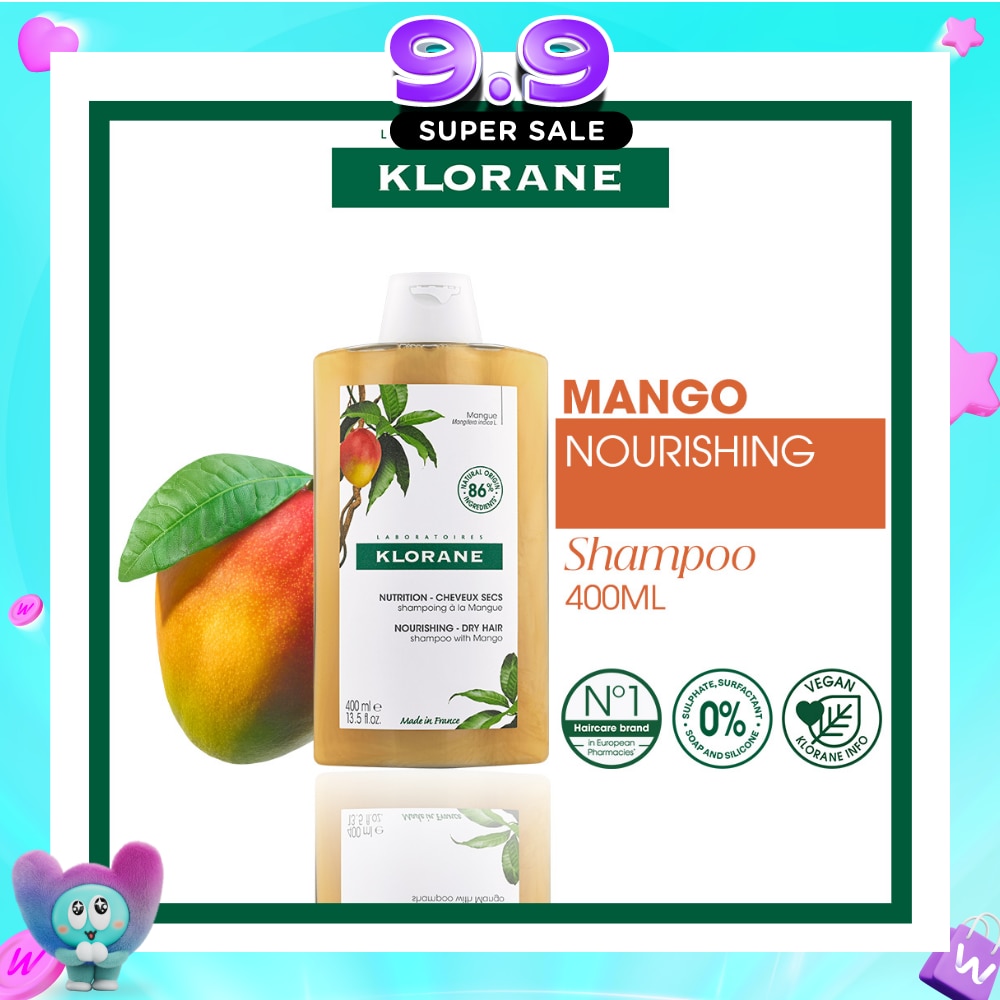Nourishing - Dry Hair Mango Shampoo (To Invigourates, Cleanses & Protects, For Dry Hair) 400ml image