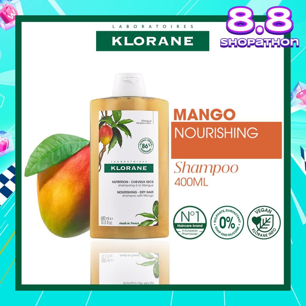 Nourishing - Dry Hair Mango Shampoo (To Invigourates, Cleanses & Protects, For Dry Hair) 400ml