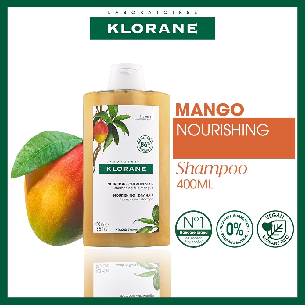 Nourishing - Dry Hair Mango Shampoo (To Invigourates, Cleanses & Protects, For Dry Hair) 400ml