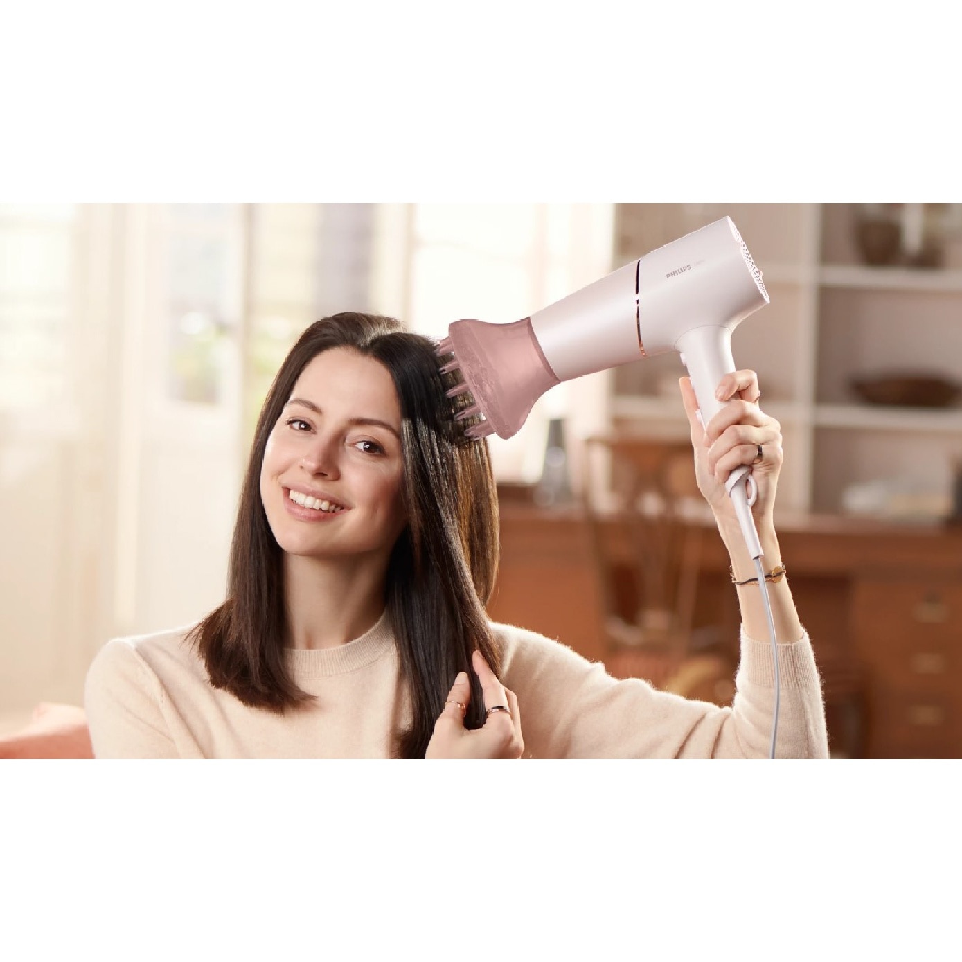 Series 5000 Ionic Hair Dryer 2100W Metallic Peach #BHD530/03 1s image
