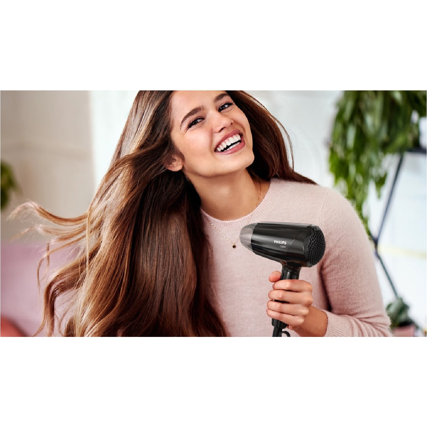 Essential Care Hair Dryer 1200W Black #BHC010/13 1s image