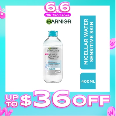 GARNIER - All-in-1 Micellar Bi-phase Cleanser & Makeup Remover (For Waterproof Makeup) 400ml