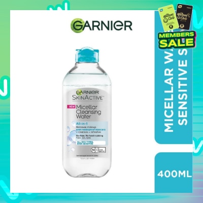 GARNIER All-in-1 Micellar Bi-phase Cleanser & Makeup Remover (For Waterproof Makeup) 400ml