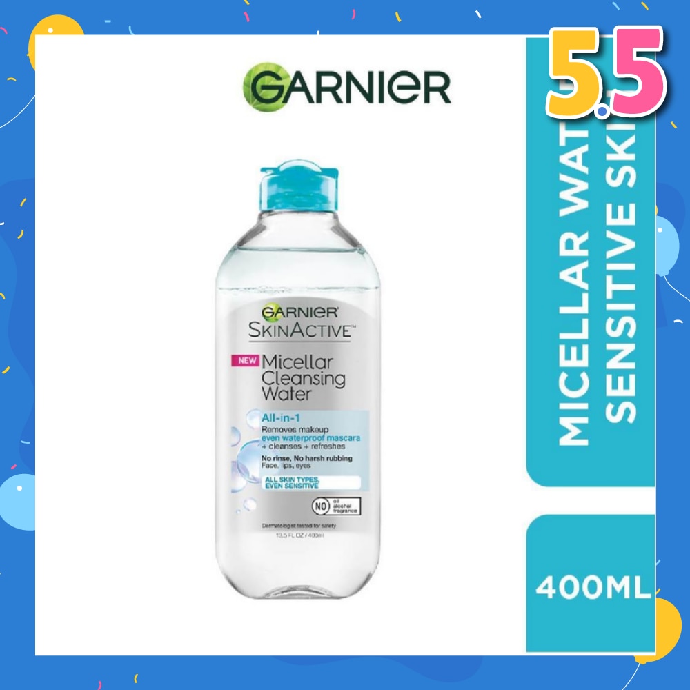 All-in-1 Micellar Bi-phase Cleanser & Makeup Remover (For Waterproof Makeup) 400ml