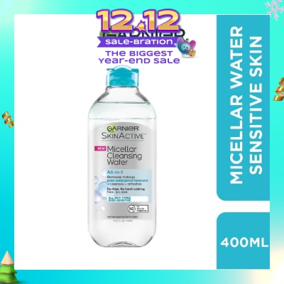 GARNIER All-in-1 Micellar Bi-phase Cleanser & Makeup Remover (For Waterproof Makeup) 400ml