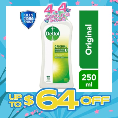 DETTOL - Anti-Bacterial pH-Balanced Original Bodywash 250ml (Expiry: Sep`2026)