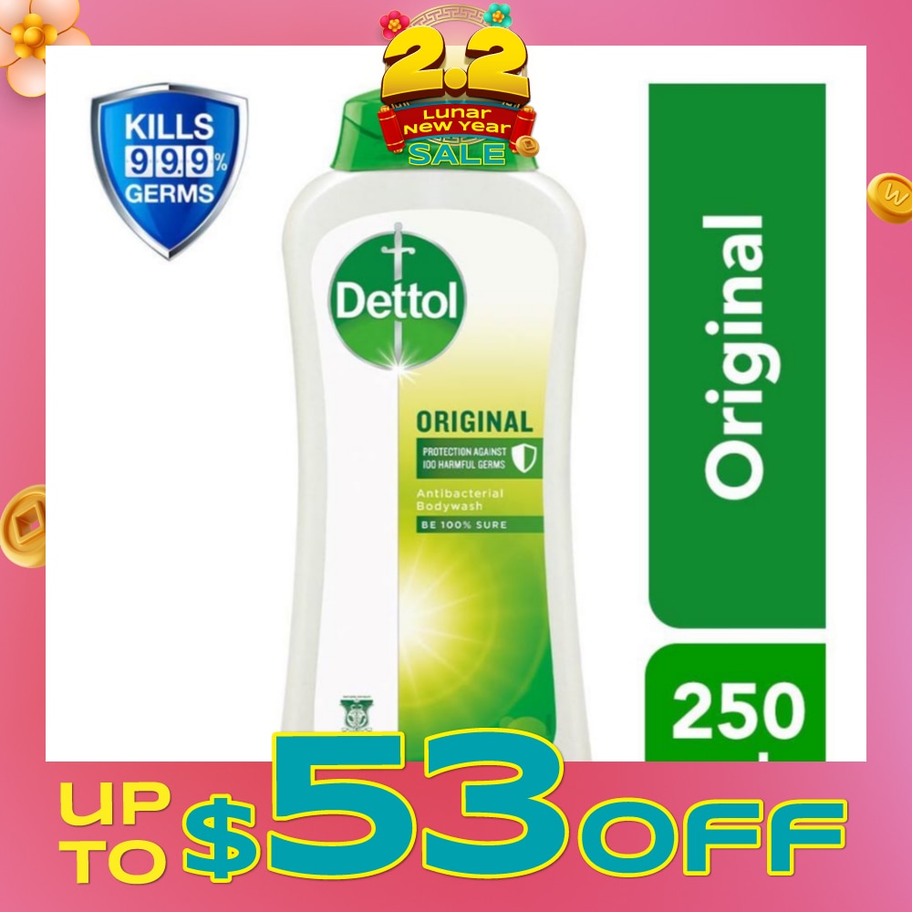 Anti-Bacterial pH-Balanced Original Bodywash 250ml (Expiry: Sep`2026)