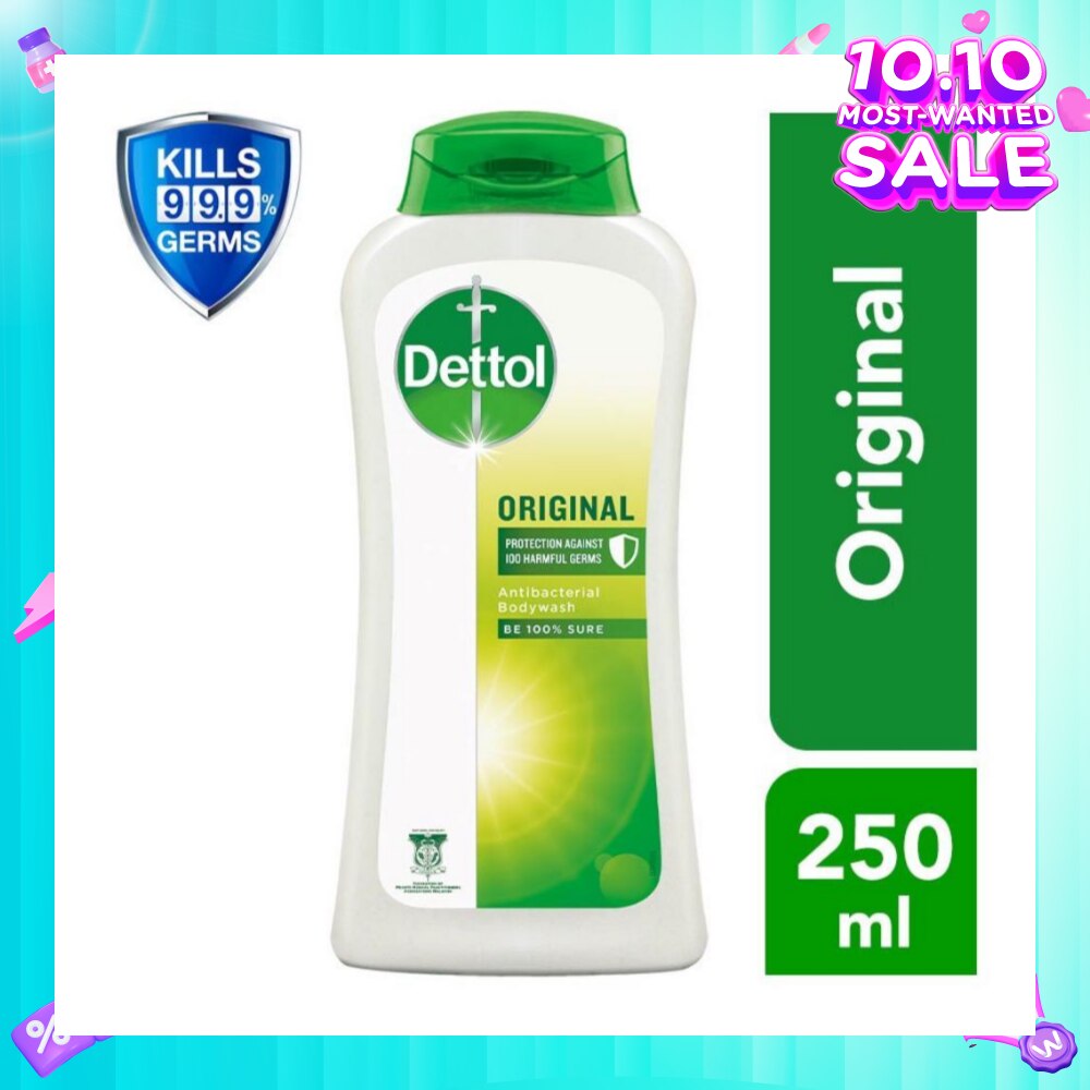 Dettol Original Antibacterial Body Wash Pine Fragrance 250g (Expiry: Jul`2026)