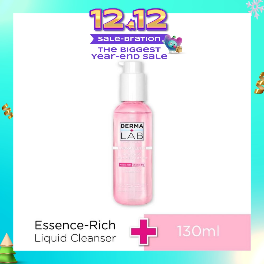 Hydraceutic Amino-30 Vitamin B12 Cleanser (Delicate & Soft Bubbles Thoroughly Remove Impurities + Traces of Makeup & Sunscreen) 130ml