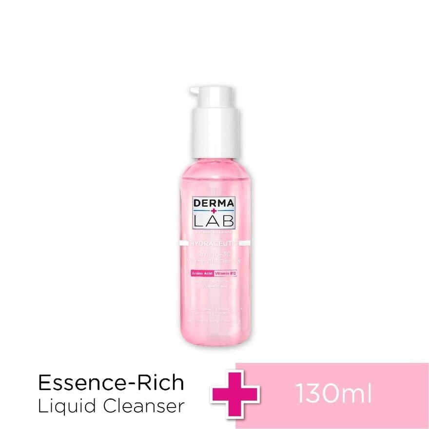 Hydraceutic Amino-30 Vitamin B12 Cleanser (Delicate & Soft Bubbles Thoroughly Remove Impurities + Traces of Makeup & Sunscreen) 130ml