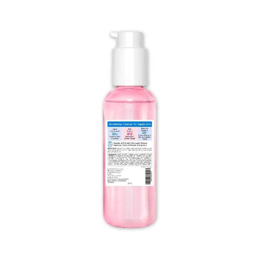 Hydraceutic Amino-30 Vitamin B12 Cleanser (Delicate & Soft Bubbles Thoroughly Remove Impurities + Traces of Makeup & Sunscreen) 130ml