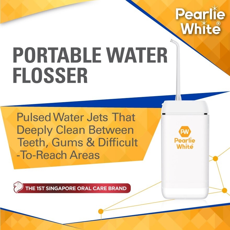 Powerful Water Jets Portable Water Flosser (360 Nozzle Rotation & 3 Water Jet Intensities) 1s