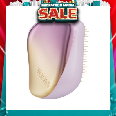 TANGLE TEEZER - Compact Styler Yellow Chrome 1s